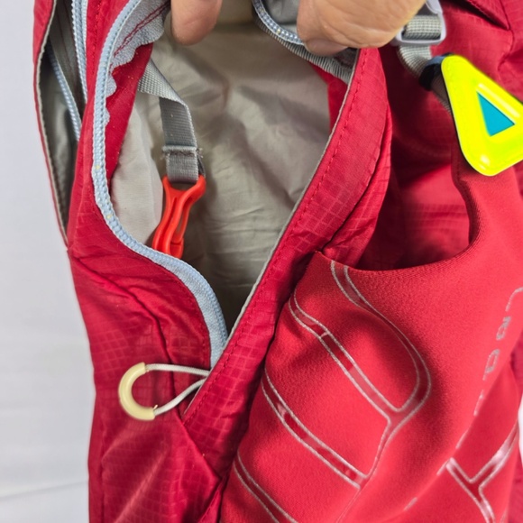 Osprey Raptor 10 Hydration Backpack – Red – Cycling / Hiking Pack - Picture 8 of 13
